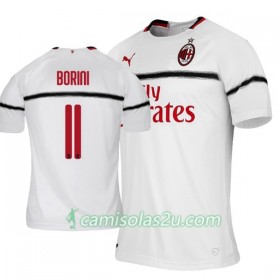 Camisolas de Futebol AC Milan Fabio Borini 11 Equipamento Alternativa 2018/19 Manga Curta